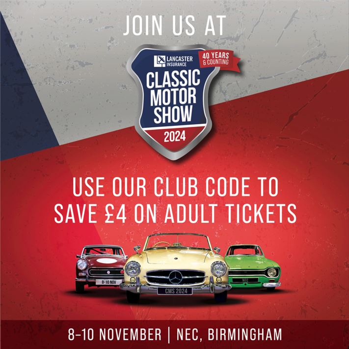 NEC Classic Motor Show Countdown